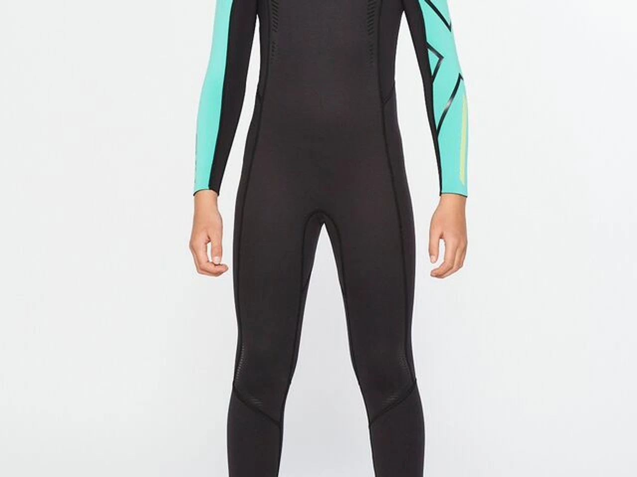 2XU - Propel Youth Wetsuit - Black/Oasis - Image 3