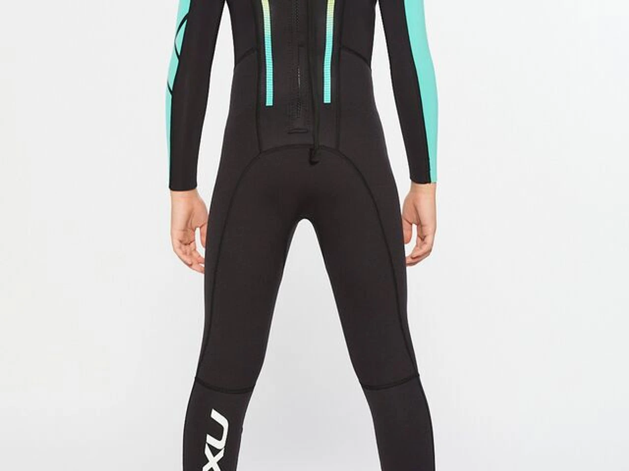 2XU - Propel Youth Wetsuit - Black/Oasis - Image 2
