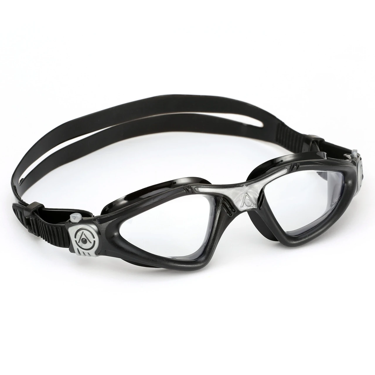 Aquasphere - Kayenne Goggles - Black Silver Clear Lens - Image 3