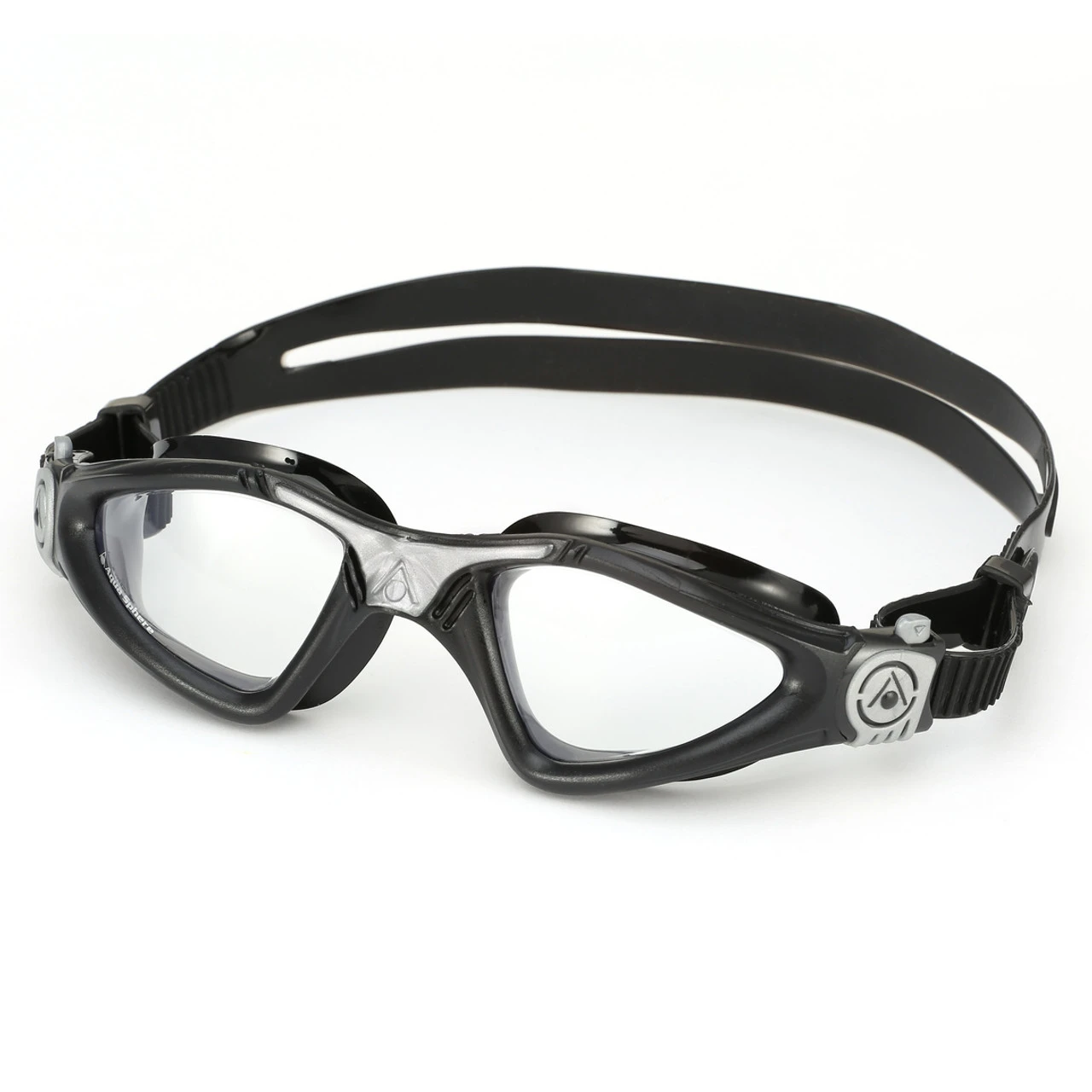 Aquasphere - Kayenne Goggles - Black Silver Clear Lens - Image 4