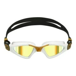Aquasphere - Kayenne Goggles - White/Gold Mirror Gold Lens
