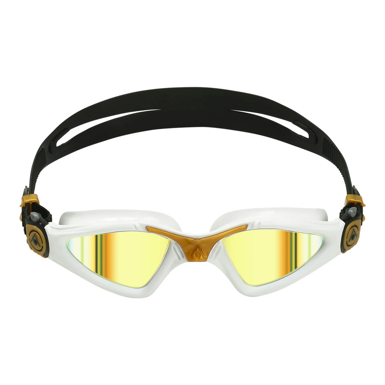 Aquasphere - Kayenne Goggles - White/Gold Mirror Gold Lens