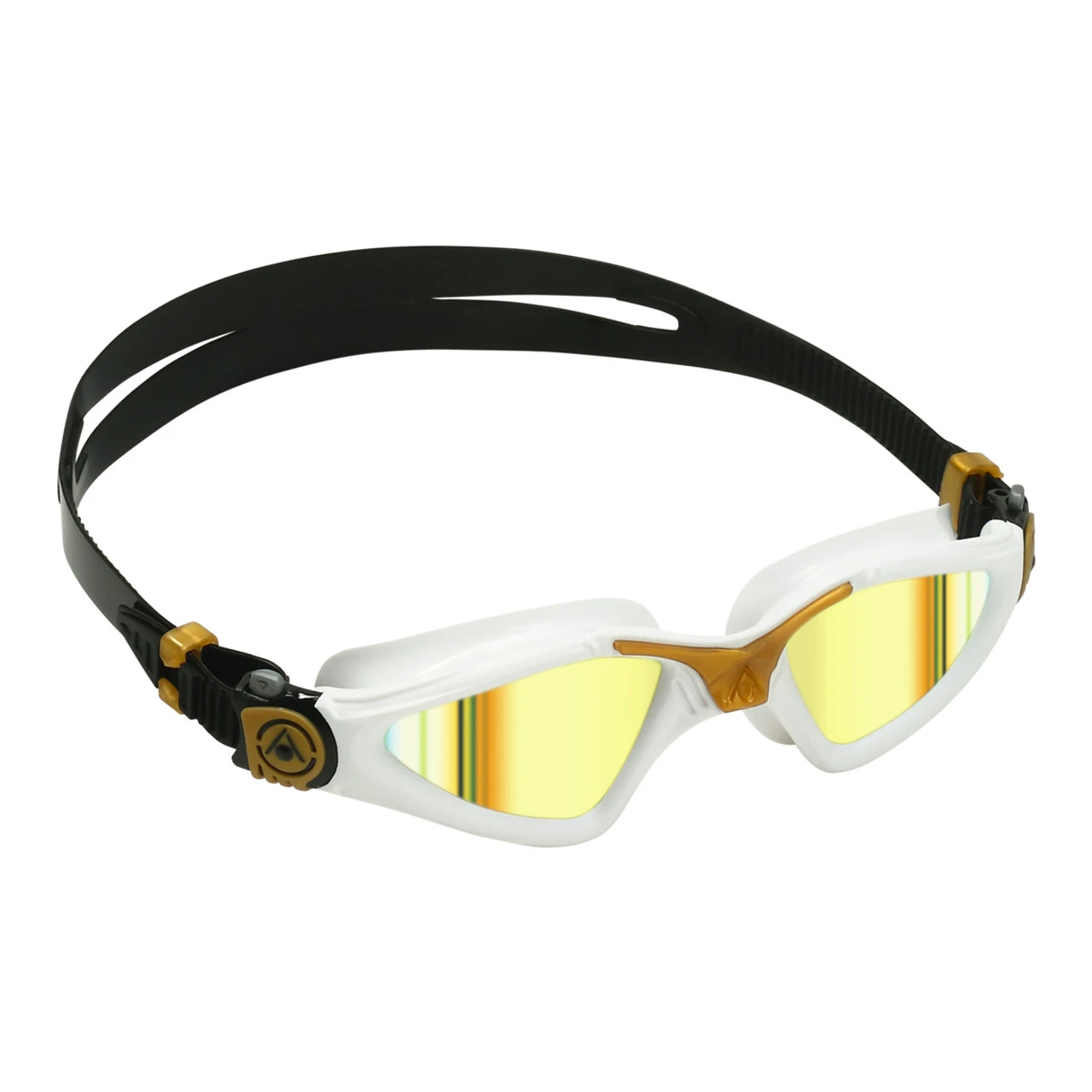 Aquasphere - Kayenne Goggles - White/Gold Mirror Gold Lens - Image 4