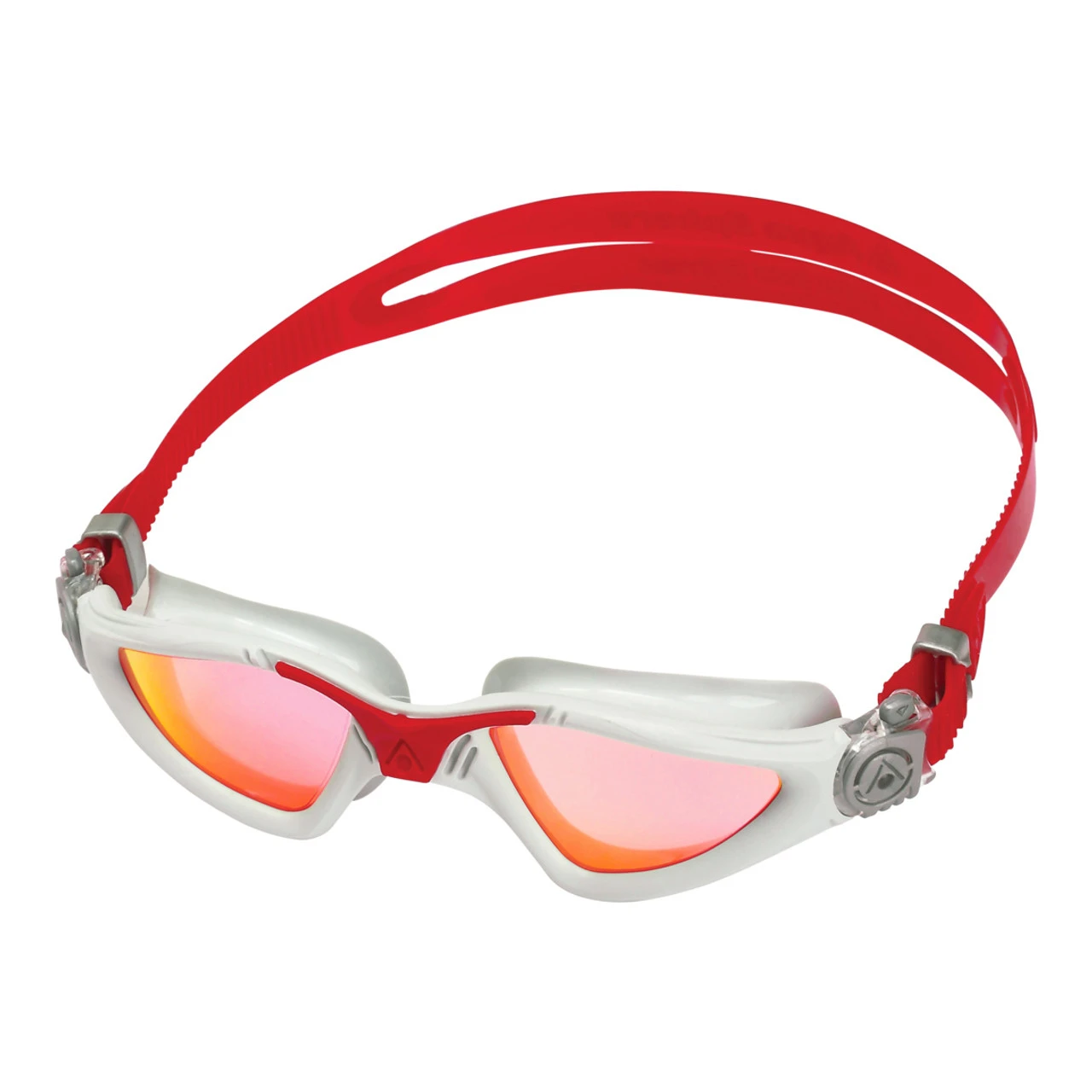 Aquasphere - Kayenne Compact Goggles - Transparent/Raspberry Clear Lens - Image 2