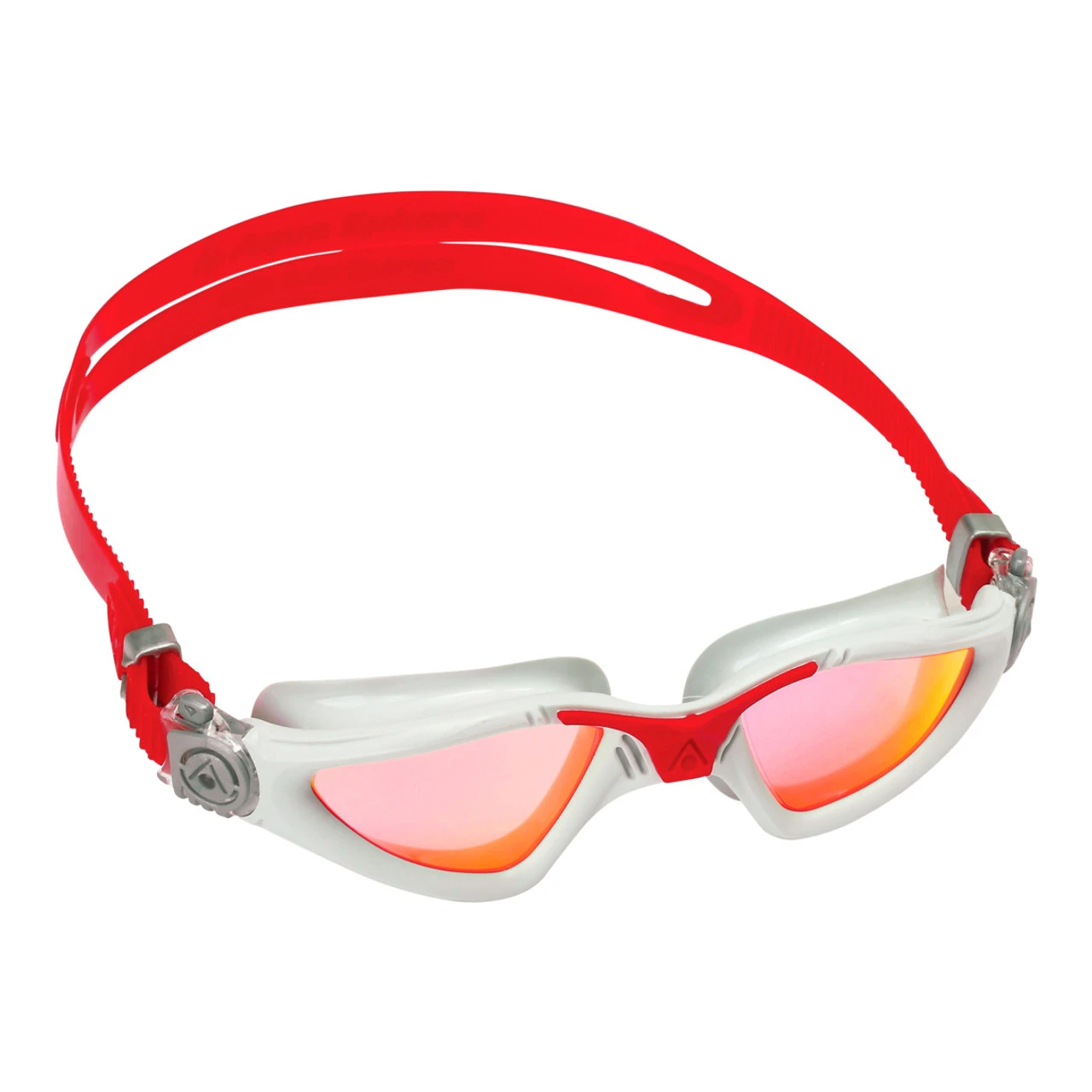 Aquasphere - Kayenne Compact Goggles - Transparent/Raspberry Clear Lens - Image 4