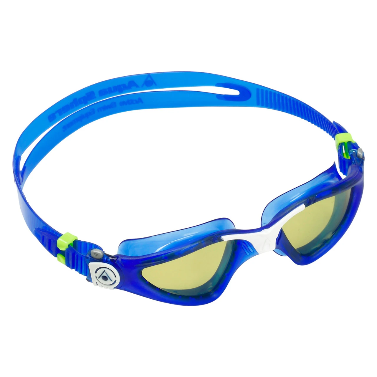 Aquasphere - Kayenne Goggles - Dark Blue/White Polarised Green Lens - Image 4