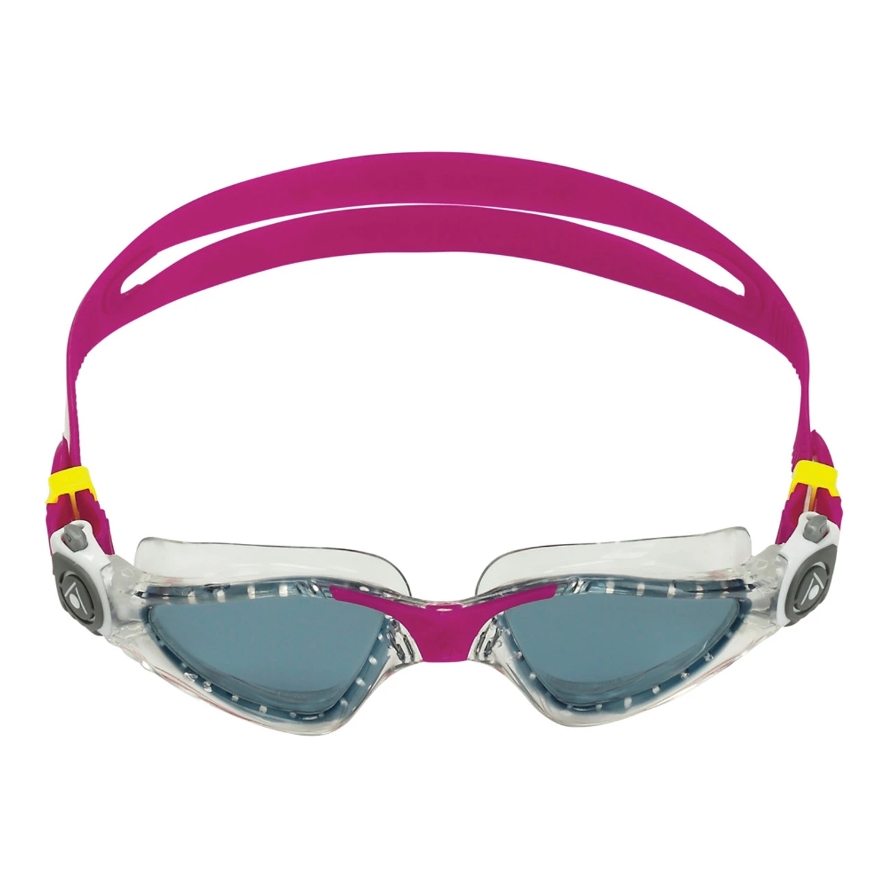 Aquasphere - Kayenne Compact Goggles - Transparent/Raspberry Dark Lens