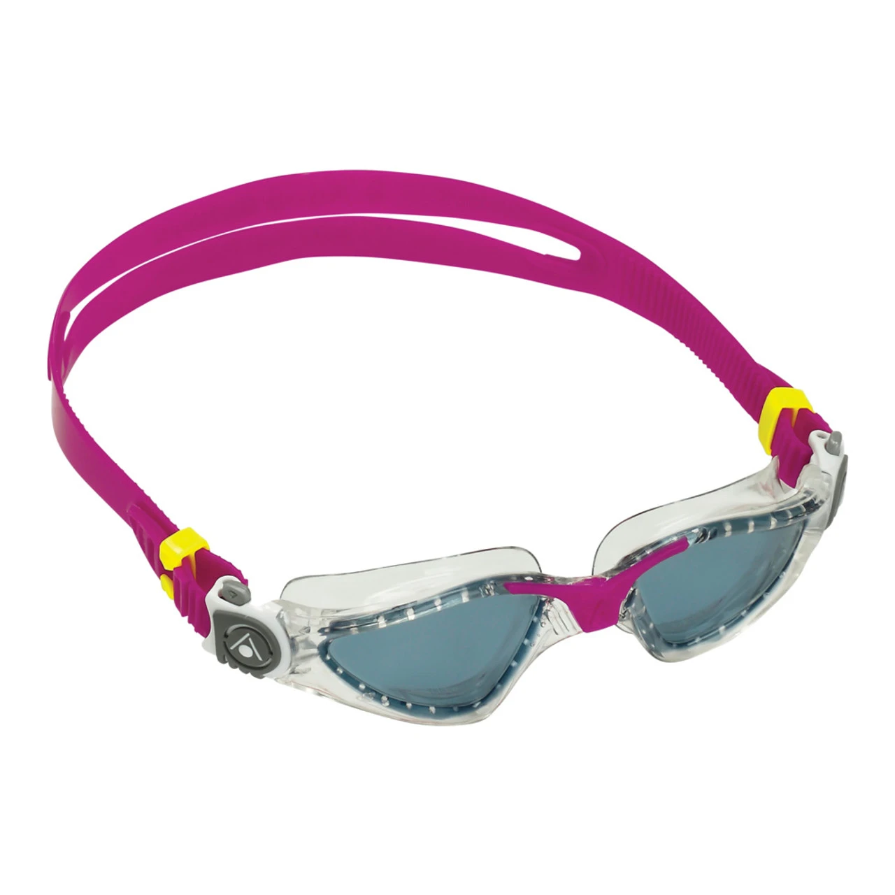 Aquasphere - Kayenne Compact Goggles - Transparent/Raspberry Dark Lens - Image 2
