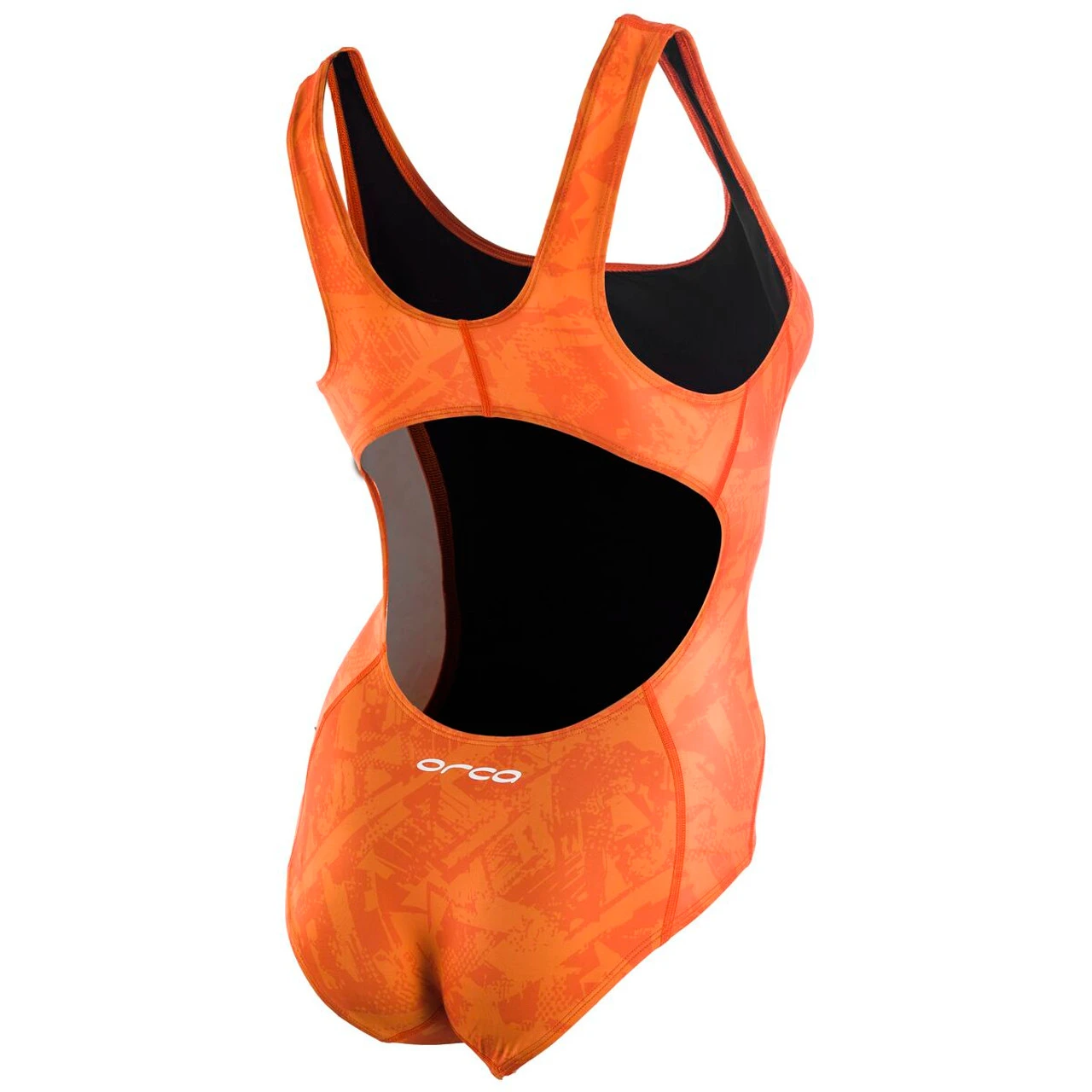 Orca - One Piece Swim Costume - Women's - Orange - Image 2