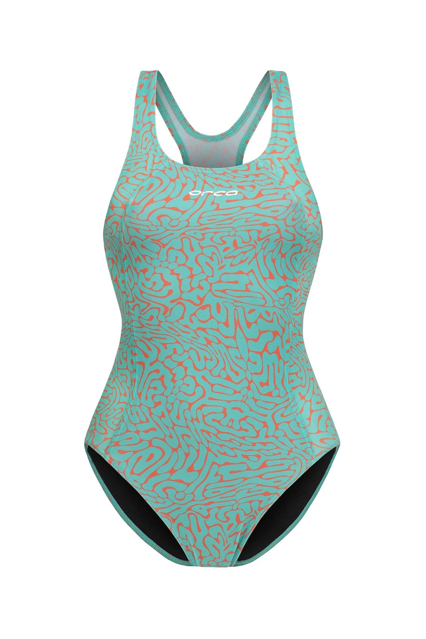 Orca - Core 1 Piece - Women's - Orange Diploria - 2023