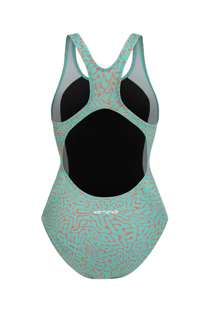 Orca - Core 1 Piece - Women's - Orange Diploria - 2023 - Image 2