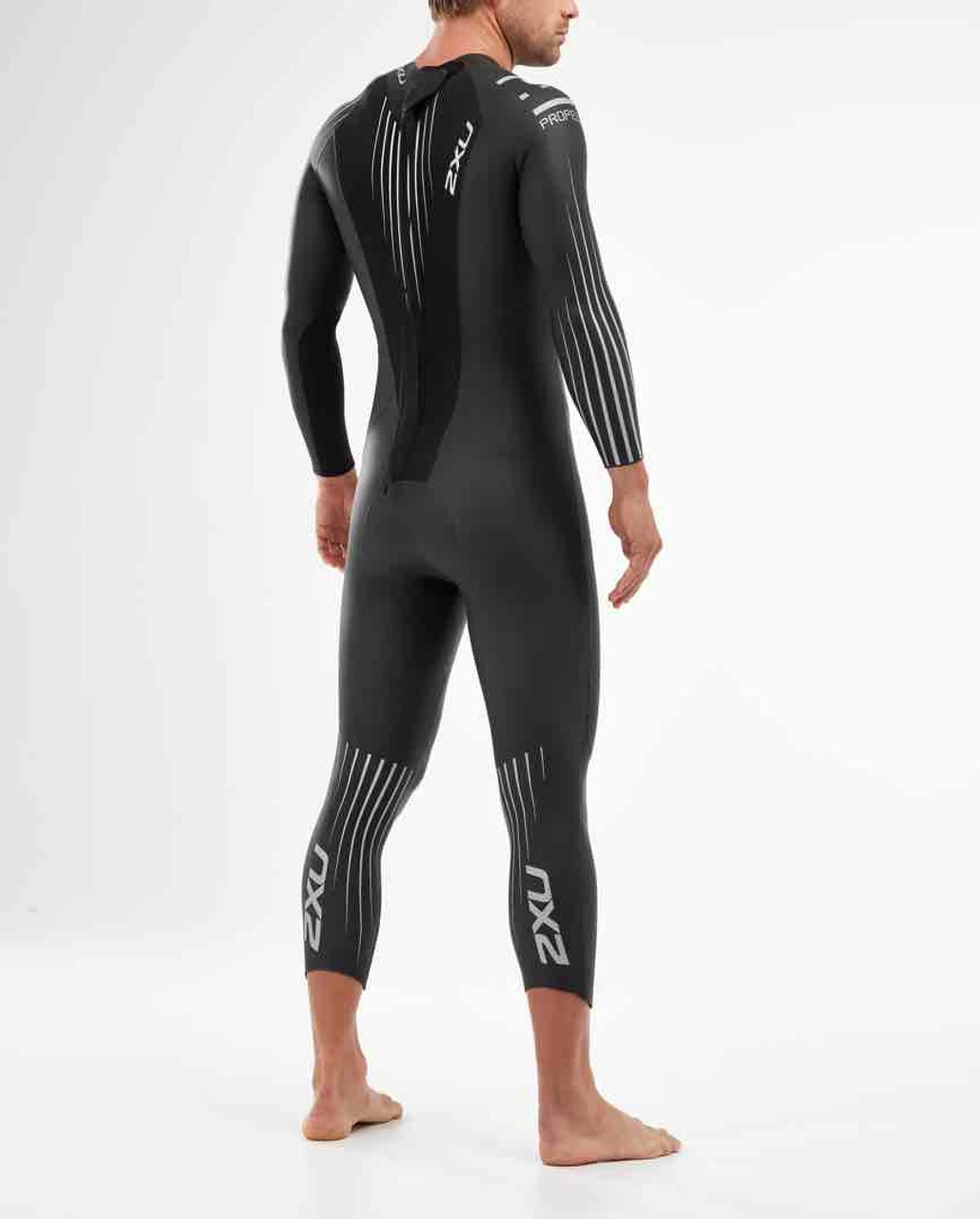 2XU - P:1 Propel Men's Wetsuit - Black/Silver Shadow - Ex-Rental, Two Hires - Image 2