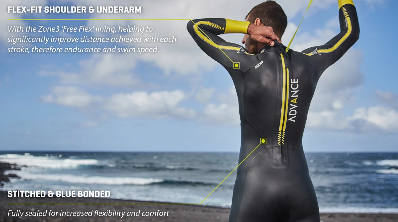 Zone 3 Zone3 - Advance Wetsuit - Men's -- Ex-Rental 1 Hire - Image 6