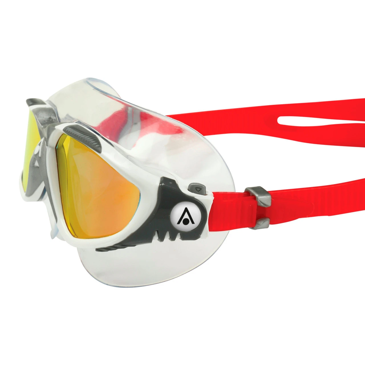 Aquasphere - Vista Goggles - White/Silver Mirror Red Lens - Image 3