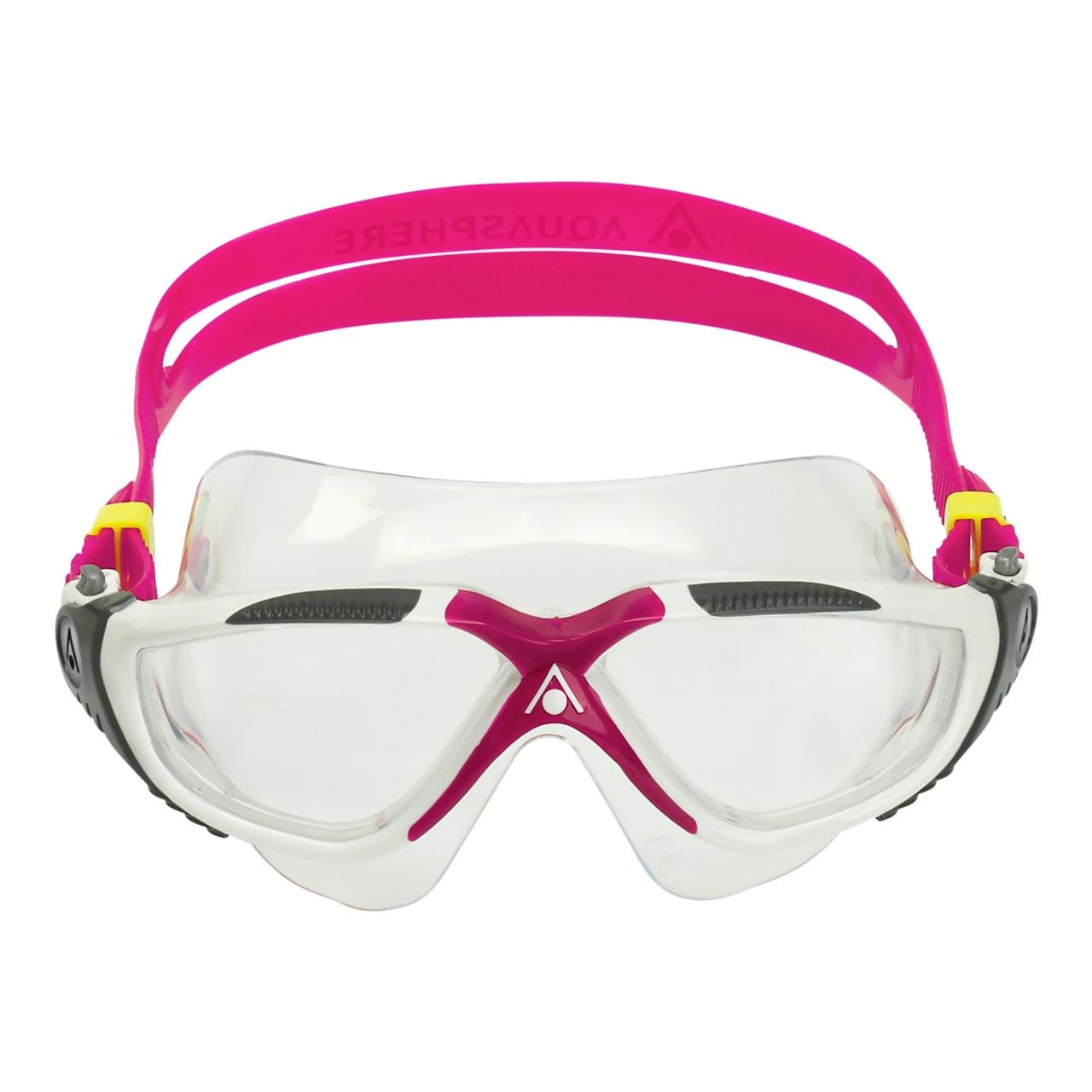 Aquasphere - Vista Goggles - White/Raspberry Clear Lens