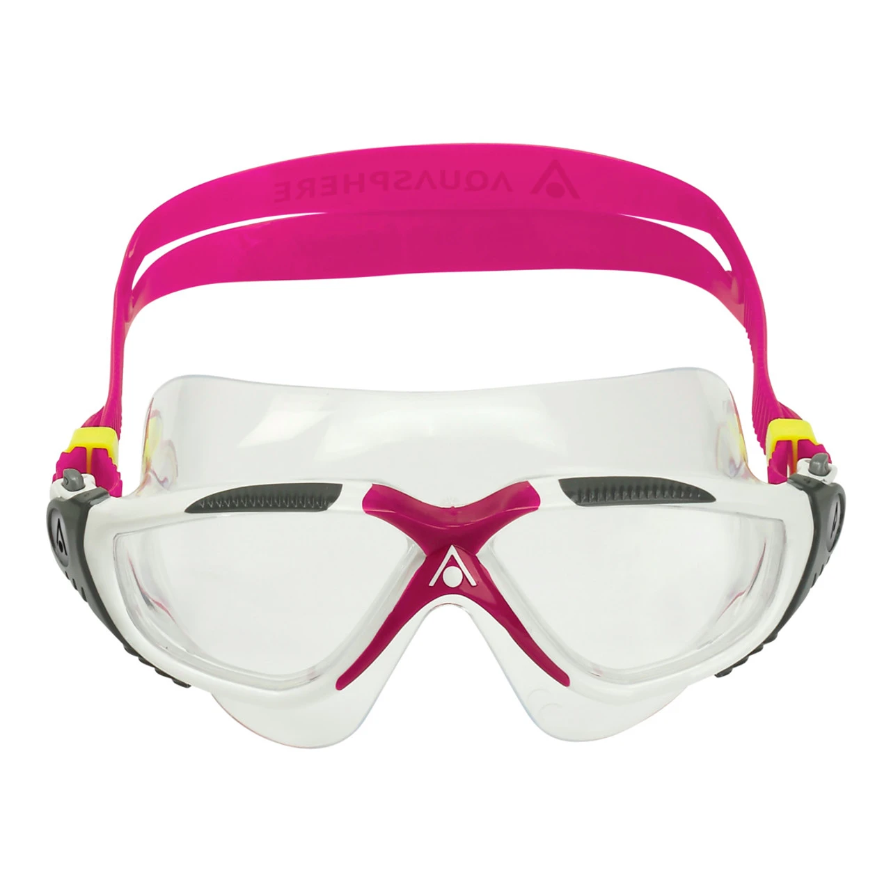 Aquasphere - Vista Goggles - White/Raspberry Clear Lens - Image 6