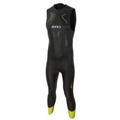 Zone 3 Zone3 - Sleeveless Vision Wetsuit - Men's - Black/Lime/Gunmetal - 2023