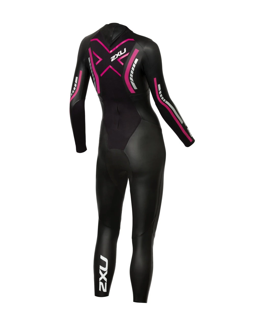2XU - Women's P:1 Propel Wetsuit - Black/Pink Peacock - Ex-Rental 1 Hire - Image 3