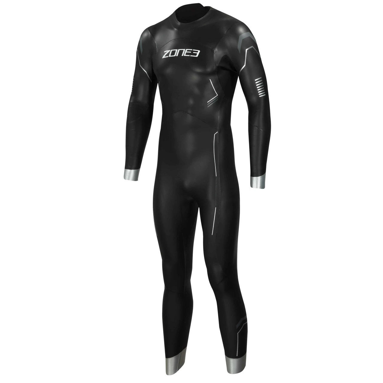 Zone 3 Zone3 - Men's Agile Wetsuit - Black/Silver/Gunmetal - 2023
