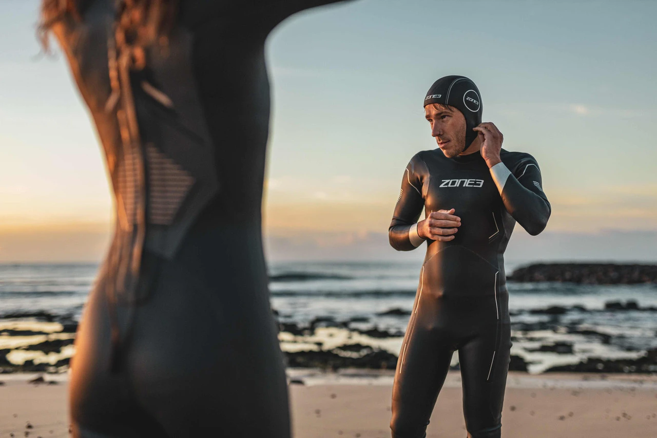 Zone 3 Zone3 - Men's Agile Wetsuit - Black/Silver/Gunmetal - 2023 - Ex-Rental 1 Hire - Image 4