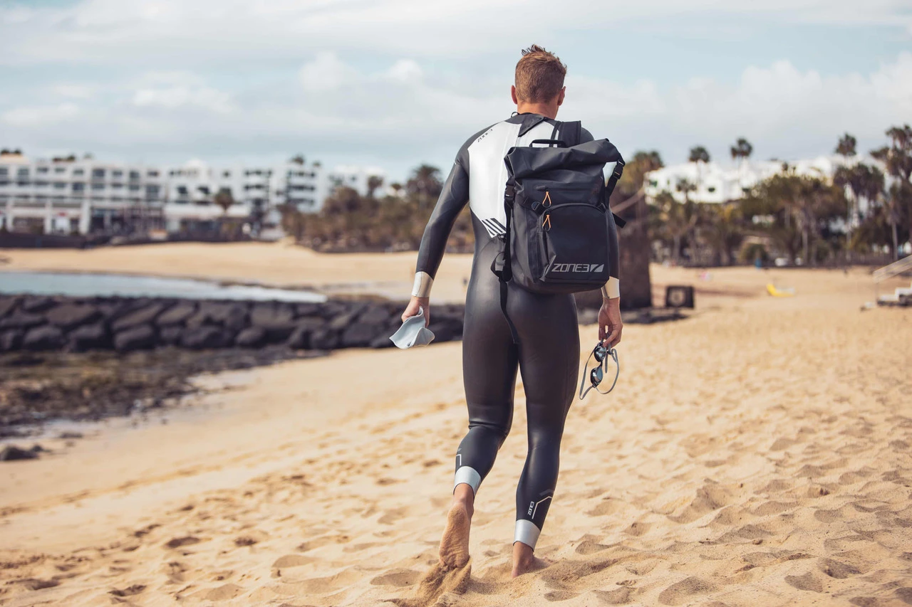 Zone 3 Zone3 - Men's Agile Wetsuit - Black/Silver/Gunmetal - 2023 - Ex-Rental 1 Hire - Image 10