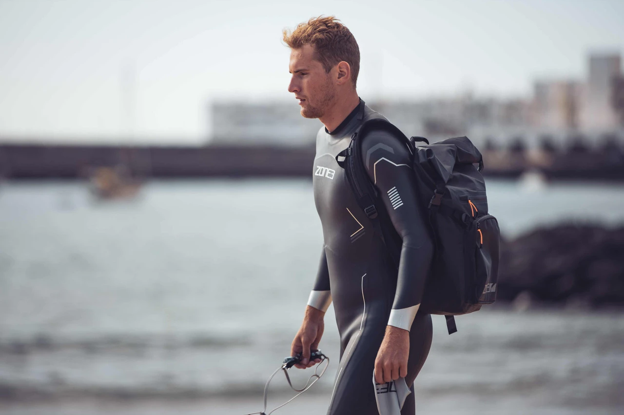 Zone 3 Zone3 - Men's Agile Wetsuit - Black/Silver/Gunmetal - 2023 - Ex-Rental 1 Hire - Image 9