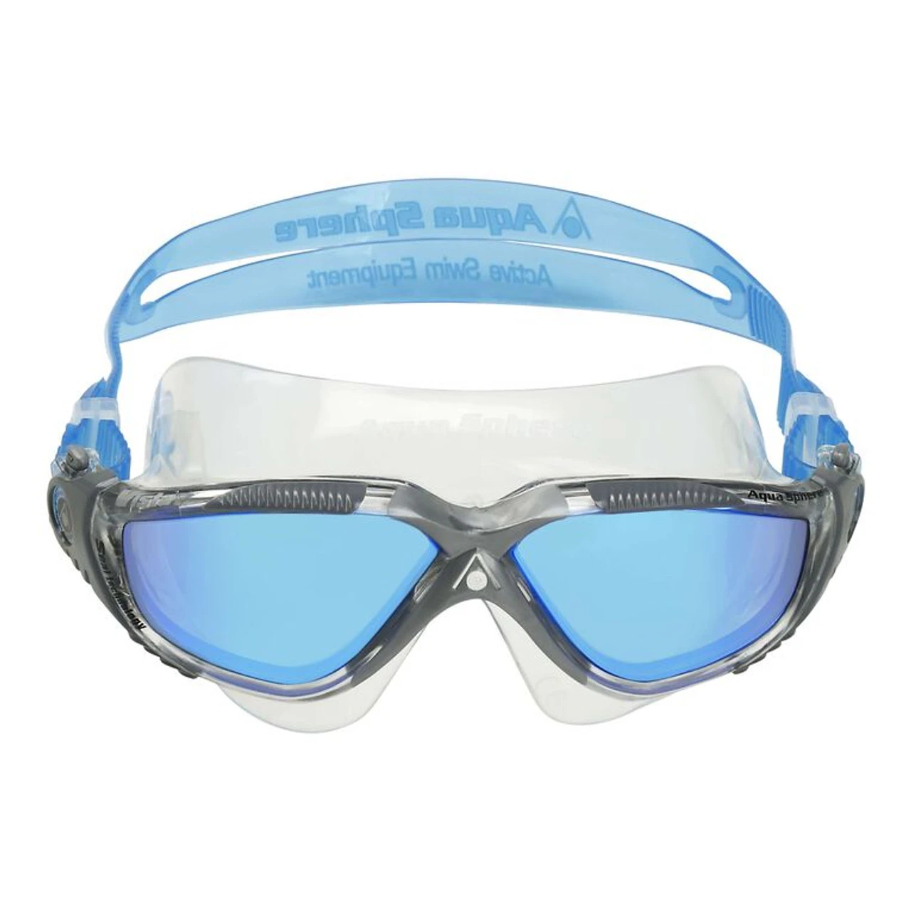 Aquasphere - Vista Transparent Gray Lenses Mirror Blue