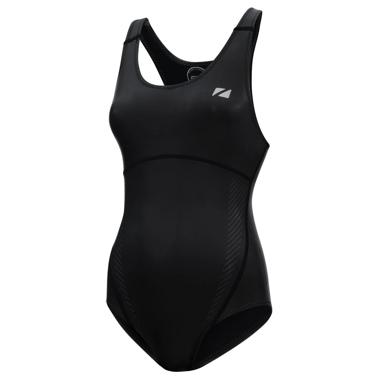 Zone 3 Zone3 - Neoprene Swim Costume - Women's - Black/Silver - 2023