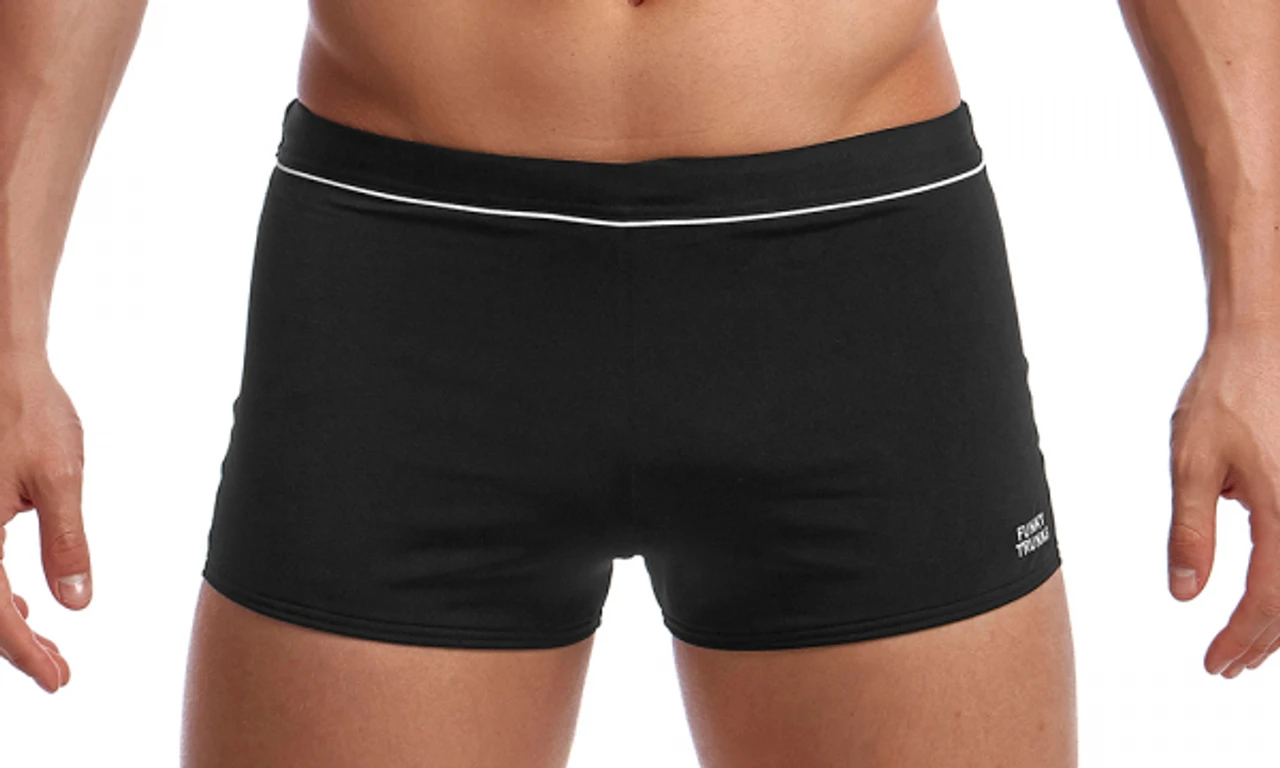 Funky Trunks - Square - Still Black - Men's - Image 3