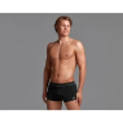 Funky Trunks - Square - Still Black - Men's
